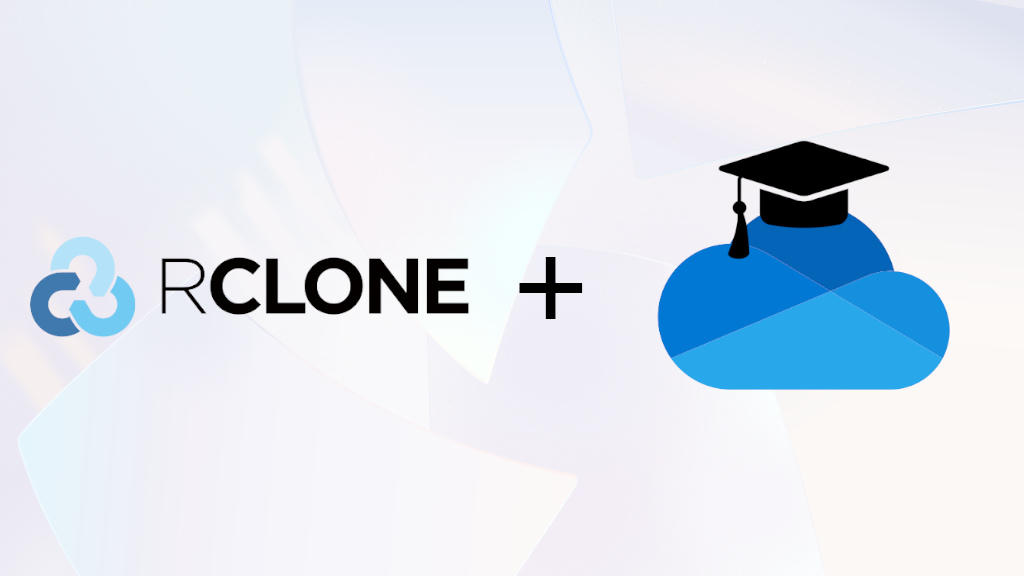 How to use Rclone with university OneDrive