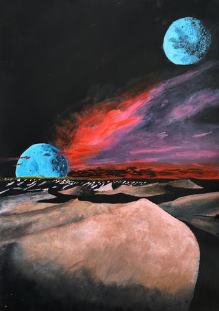 Reproduction of David Lynch's Dune poster